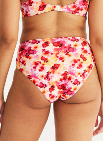 Cuba High Waist Bikini briefs, Pink crush